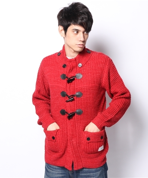 VENCEEXCHANGE（ヴァンスエクスチェンジ）の「アクリルポリプロピレンダッフルコート（ダッフルコート・メンズ・ブラック/ロイヤルブルー/レッド・LARGE/MEDIUM）」の3枚目の写真