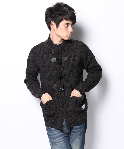 VENCEEXCHANGE（ヴァンスエクスチェンジ）の「アクリルポリプロピレンダッフルコート（ダッフルコート・メンズ・ブラック/ロイヤルブルー/レッド・LARGE/MEDIUM）」の2枚目の写真