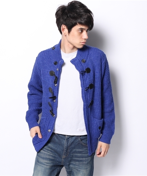 VENCEEXCHANGE（ヴァンスエクスチェンジ）の「アクリルポリプロピレンダッフルコート（ダッフルコート・メンズ・ブラック/ロイヤルブルー/レッド・LARGE/MEDIUM）」の8枚目の写真