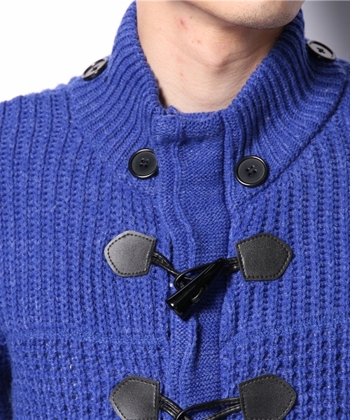 VENCEEXCHANGE（ヴァンスエクスチェンジ）の「アクリルポリプロピレンダッフルコート（ダッフルコート・メンズ・ブラック/ロイヤルブルー/レッド・LARGE/MEDIUM）」の9枚目の写真