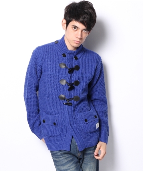 VENCEEXCHANGE（ヴァンスエクスチェンジ）の「アクリルポリプロピレンダッフルコート（ダッフルコート・メンズ・ブラック/ロイヤルブルー/レッド・LARGE/MEDIUM）」の4枚目の写真