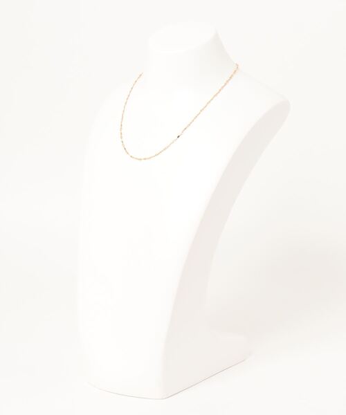 ROPE'（ロペ）の「K14GF デザインチェーンネックレス（ネックレス・レディース・ゴールド・FREE）」の2枚目の写真