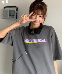 ビッグシルエット ストリート ヴィンテージライク 古着風 プリント 半袖 Tシャツ