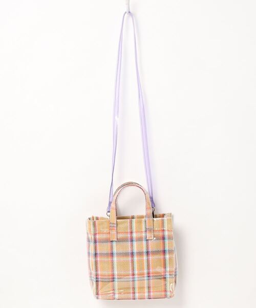 ACCOMMODE（アコモデ）の「ガーデンチェックバッグ（ショルダーバッグ・レディース・グリーン/ベージュ/ブラック・FREE）」の5枚目の写真