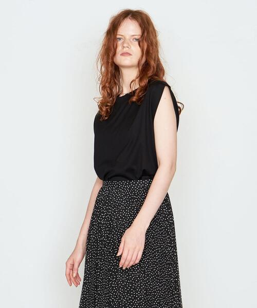 AEWEN MATOPH(イウエン マトフ)の「<AEWEN MATOPH(イウエン マトフ)>コットン クルーネック ノースリーブTシャツ◆(Tシャツ/カットソー・レディース・ホワイト/ブラック/イエロー/ライトピンク/モカ・FREE)」の9枚目の写真