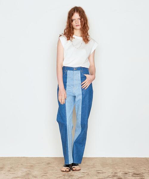 AEWEN MATOPH(イウエン マトフ)の「<AEWEN MATOPH(イウエン マトフ)>コットン クルーネック ノースリーブTシャツ◆(Tシャツ/カットソー・レディース・ホワイト/ブラック/イエロー/ライトピンク/モカ・FREE)」の10枚目の写真