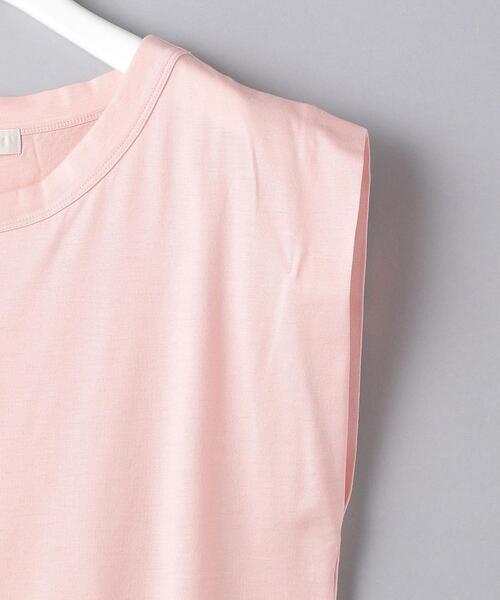 AEWEN MATOPH(イウエン マトフ)の「<AEWEN MATOPH(イウエン マトフ)>コットン クルーネック ノースリーブTシャツ◆(Tシャツ/カットソー・レディース・ホワイト/ブラック/イエロー/ライトピンク/モカ・FREE)」の17枚目の写真