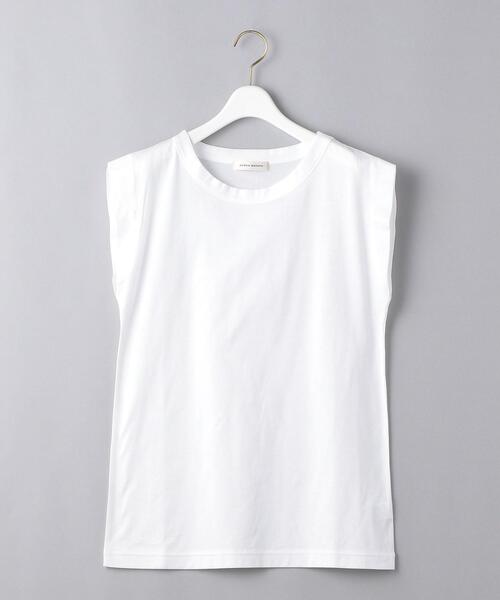 AEWEN MATOPH(イウエン マトフ)の「<AEWEN MATOPH(イウエン マトフ)>コットン クルーネック ノースリーブTシャツ◆(Tシャツ/カットソー・レディース・ホワイト/ブラック/イエロー/ライトピンク/モカ・FREE)」の20枚目の写真