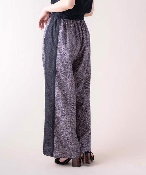 La SRIC（ラスリック）の「La SRIC / メランジ柄イージーパンツ【セットアップ可】（その他パンツ・レディース・チャコールグレー/グリーン・38）」の9枚目の写真