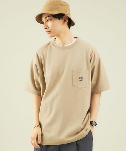 GUNG HO（ガンホー）の「OLT別注 [ ガンホー ] GUNG HO WORKERS 半袖 ポケット Tシャツ カットソー（Tシャツ/カットソー・メンズ・ホワイト/ブラック/ベージュ/パープル・S/M/L）」の3枚目の写真