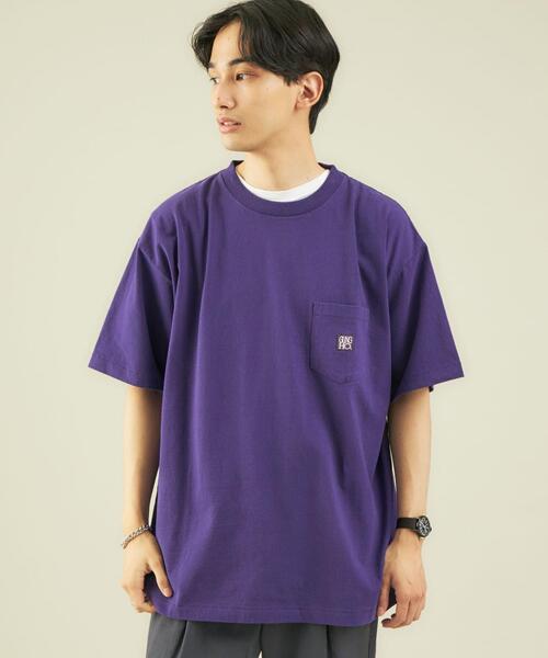 GUNG HO（ガンホー）の「OLT別注 [ ガンホー ] GUNG HO WORKERS 半袖 ポケット Tシャツ カットソー（Tシャツ/カットソー・メンズ・ホワイト/ブラック/ベージュ/パープル・S/M/L）」の4枚目の写真