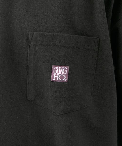 GUNG HO（ガンホー）の「OLT別注 [ ガンホー ] GUNG HO WORKERS 半袖 ポケット Tシャツ カットソー（Tシャツ/カットソー・メンズ・ホワイト/ブラック/ベージュ/パープル・S/M/L）」の14枚目の写真