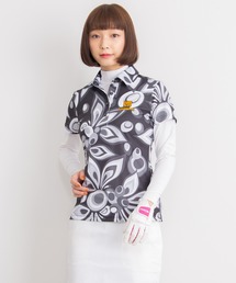 Loudmouth（ラウドマウス）の「LOUDMOUTH/ラウドマウス ゴルフウェア 総柄 吸汗速乾 UVカット 抗菌消臭 ボタンダウン 半袖 ポロシャツ（ポロシャツ・メンズ）」