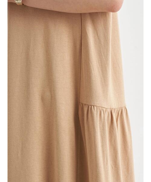 earth music&ecology（アースミュージックアンドエコロジー）の「バックティアードカットワンピース　＊（ワンピース・レディース・ブラック/ラベンダー/ベージュ・FREE）」の16枚目の写真