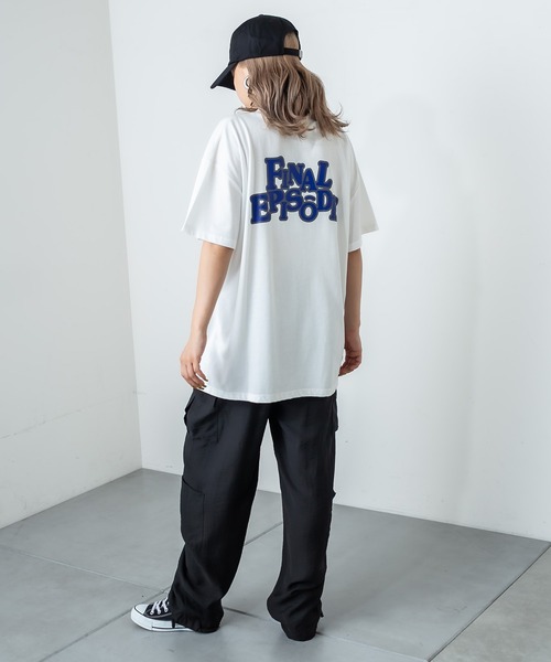 RASVOA(ラスボア)の「シアーメニーポケットパンツ(カーゴパンツ・レディース・オフホワイト/ブラック・FREE)」の7枚目の写真