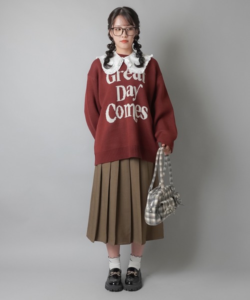 SPINNS（スピンズ）の「レースリボンデザイン付け襟（付け襟・レディース・ホワイト・ONESIZE）」の15枚目の写真