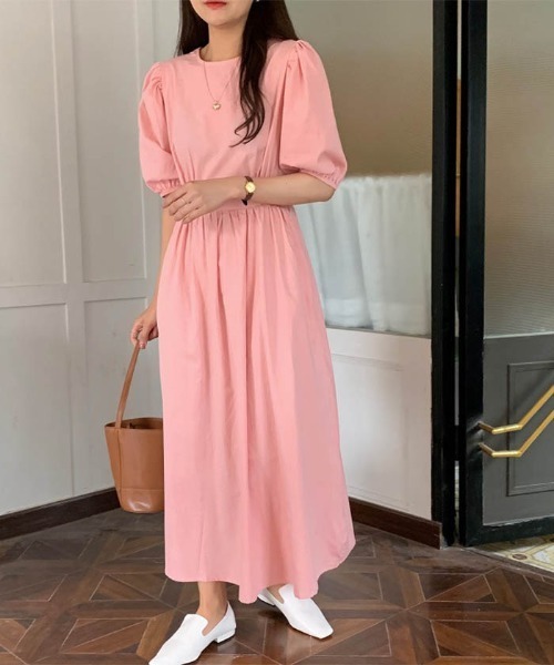 De ド Maison セール ド バックvカットパフスリーブワンピース ワンピース Maison Therese メゾン ワンピース テレーズ のファッション