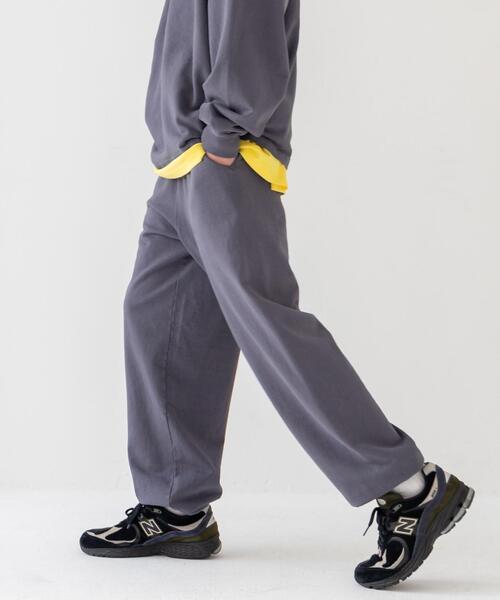 LOS ANGELES APPAREL(ロサンゼルスアパレル)の「【別注】<LOS ANGELES APPAREL×CITEN>フレンチテリー パンツ(スウェットパンツ・メンズ・ベージュ/ダークグレー・M/L)」の3枚目の写真