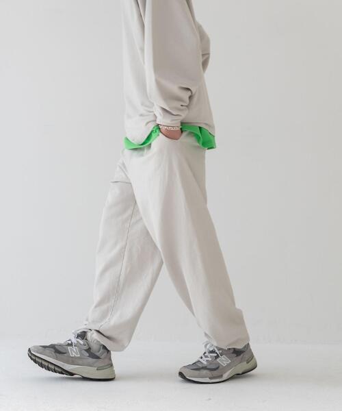 LOS ANGELES APPAREL(ロサンゼルスアパレル)の「【別注】<LOS ANGELES APPAREL×CITEN>フレンチテリー パンツ(スウェットパンツ・メンズ・ベージュ/ダークグレー・M/L)」の16枚目の写真