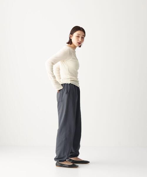LOS ANGELES APPAREL(ロサンゼルスアパレル)の「【別注】<LOS ANGELES APPAREL×CITEN>フレンチテリー パンツ(スウェットパンツ・メンズ・ベージュ/ダークグレー・M/L)」の8枚目の写真