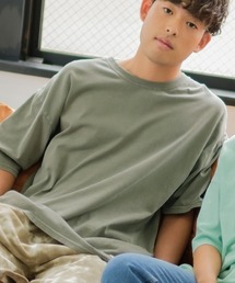 SIDEWAY STANCE | 【SIDEWAY STANCE】ヴィンテージ ピグメント加工 ビッグシルエット 半袖Tシャツ(Tシャツ/カットソー)