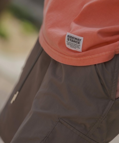 SIDEWAY STANCE（サイドウェイスタンス）の「【SIDEWAY STANCE】ヴィンテージ ピグメント加工 ビッグシルエット 半袖Tシャツ（Tシャツ/カットソー・メンズ・ミント/ブルー/ホワイト/ブラック/ネイビー/カーキ/ピンク/オレンジ・MEDIUM/LARGE/X-LARGE）」の17枚目の写真