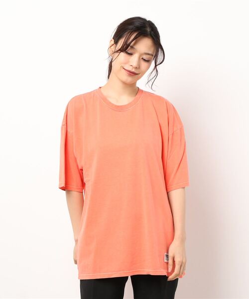 SIDEWAY STANCE（サイドウェイスタンス）の「【SIDEWAY STANCE】ヴィンテージ ピグメント加工 ビッグシルエット 半袖Tシャツ（Tシャツ/カットソー・メンズ・ミント/ブルー/ホワイト/ブラック/ネイビー/カーキ/ピンク/オレンジ・MEDIUM/LARGE/X-LARGE）」の13枚目の写真