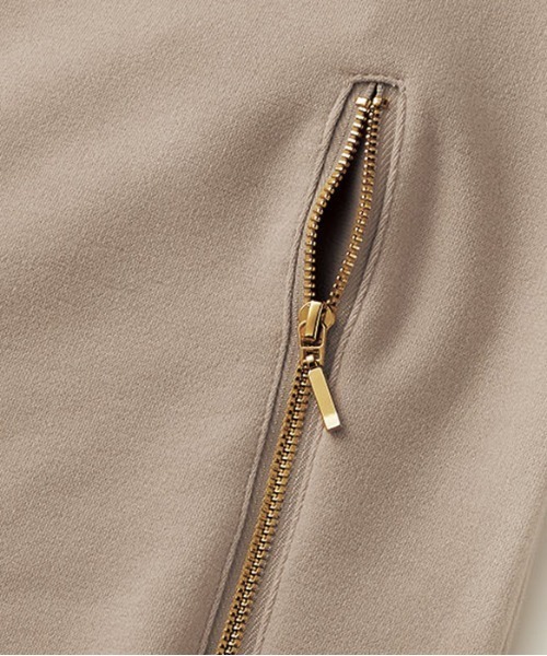 GeeRA(ジーラ)の「ポンチ裏起毛ジャンパースカート(ジャンパースカート・レディース・ベージュ/ブラック/ブラウン・XX-LARGE/LARGE/X-LARGE/MEDIUM)」の9枚目の写真