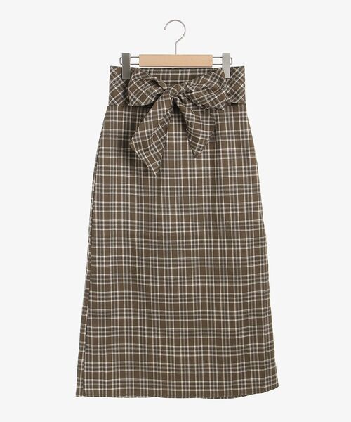 MAJESTIC LEGON（マジェスティックレゴン）の「ハイウエストIラインスカート（スカート・レディース・ブラウン系その他2/ブラック系その他/ブラック・SMALL/MEDIUM）」の20枚目の写真