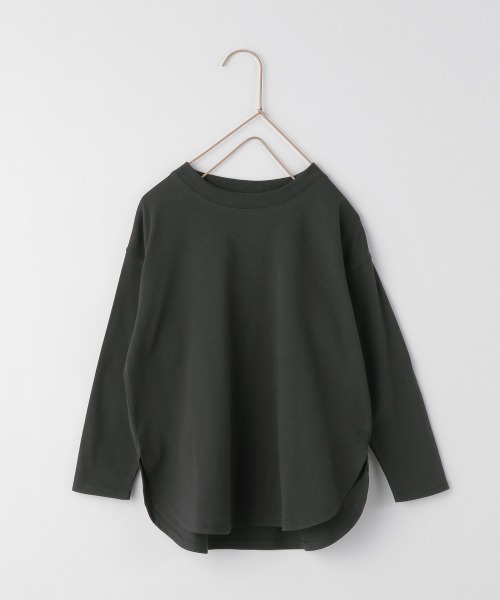 LOWRYS FARM（ローリーズファーム）の「ＵＳＡロングスリットＬＳ　214725（Tシャツ/カットソー・キッズ・ホワイト/グレー/オレンジ/グリーン・110cm/120cm/130cm）」の2枚目の写真