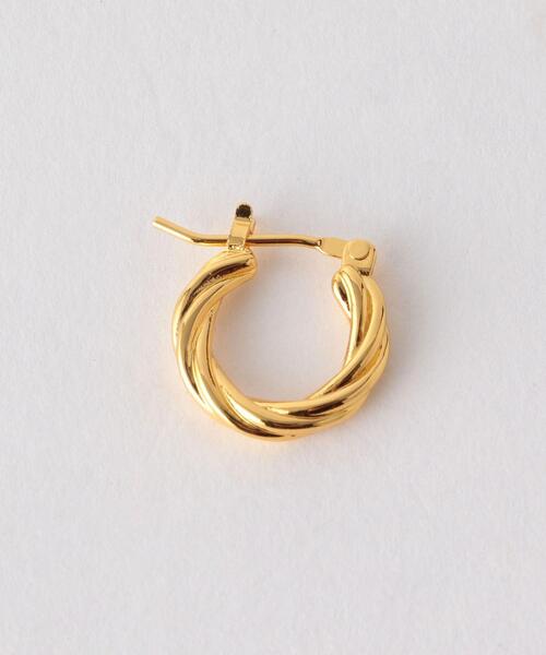 by Preek（バイプリーク）の「＜by Preek（バイプリーク）＞ツイストスモール フープピアス（ピアス（両耳用）・レディース・ゴールド/シルバー・FREE）」の7枚目の写真