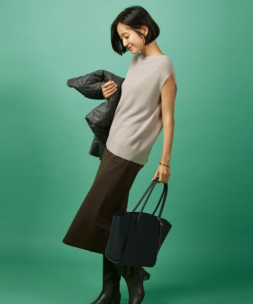 J.PRESS(ジェイプレス)の「レザー ロングブーツ(ブーツ・レディース・ダークブラウン系/ブラック系・24.5/23.5)」の6枚目の写真