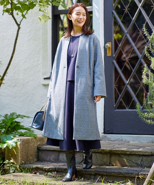 J.PRESS(ジェイプレス)の「レザー ロングブーツ(ブーツ・レディース・ダークブラウン系/ブラック系・24.5/23.5)」の14枚目の写真