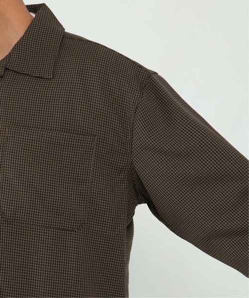 IKKA LOUNGE（イッカラウンジ）の「LANATEC CPOシャツ（シャツ/ブラウス・メンズ・ブラック/ダークブラウン・S/M/L/XL）」の19枚目の写真