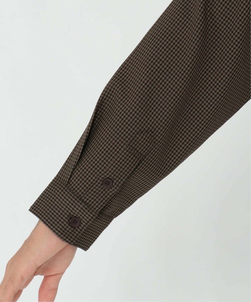 IKKA LOUNGE（イッカラウンジ）の「LANATEC CPOシャツ（シャツ/ブラウス・メンズ・ブラック/ダークブラウン・S/M/L/XL）」の20枚目の写真