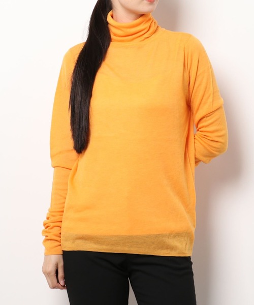 Cadune カデュネ のニット セーター ベビーウールタートルニット を購入できます Apuweiser Riche トップス ニット セーター ベビーウールタートルニット ニット セーター Cadune カデュネ のファッション 販売促進物