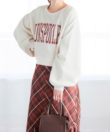 Heather | ショート丈ロゴスウェット　236941(スウェット)