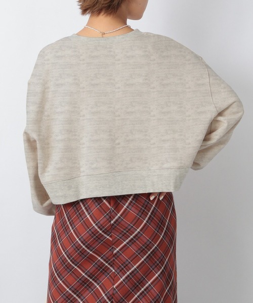 Heather（ヘザー）の「ショート丈ロゴスウェット　236941（スウェット・レディース・ネイビー/グレー/アイボリー・FREE）」の14枚目の写真