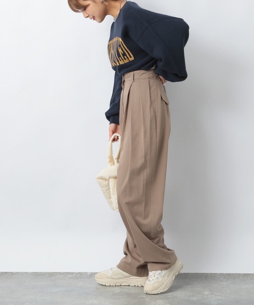 Heather（ヘザー）の「ショート丈ロゴスウェット　236941（スウェット・レディース・ネイビー/グレー/アイボリー・FREE）」の21枚目の写真