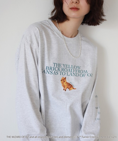 SLOBE citron.（スローブシトロン）の「SLOBE citron. The Wizard of OZ Dog TEE【手洗い可能】◆（Tシャツ/カットソー・レディース・グレー・FREE）」の5枚目の写真