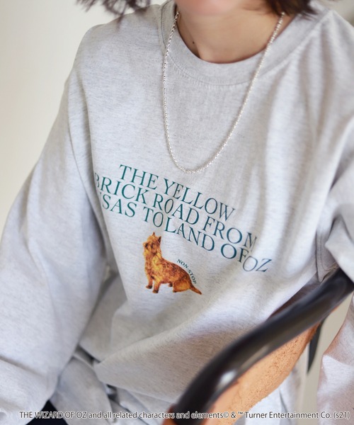 SLOBE citron.（スローブシトロン）の「SLOBE citron. The Wizard of OZ Dog TEE【手洗い可能】◆（Tシャツ/カットソー・レディース・グレー・FREE）」の8枚目の写真