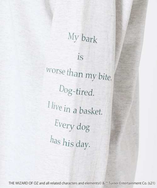 SLOBE citron.（スローブシトロン）の「SLOBE citron. The Wizard of OZ Dog TEE【手洗い可能】◆（Tシャツ/カットソー・レディース・グレー・FREE）」の20枚目の写真