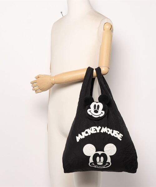 ミッキーマウス カラビナ付きぬいぐるみDisneyエコバッグ net-shibuya_s2322862