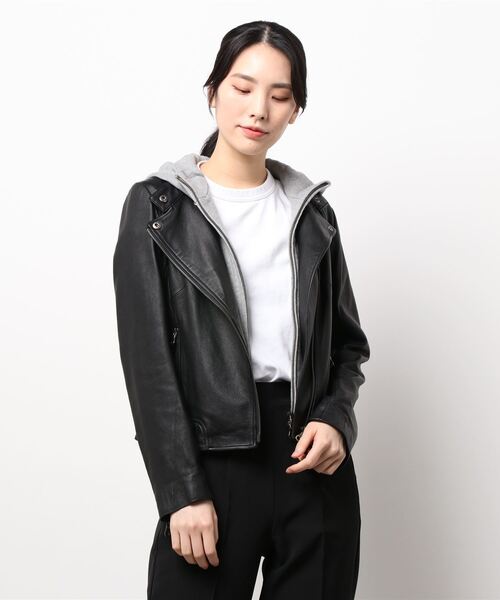 Monile フード付きライダースジャケット を購入できます En Monile ライダースジャケット フード付き ライダースジャケット ライダースジャケット Recre アンレクレ のファッション En Monile フード付きライダースジャケット を購入できます En Monile ライダースジャケット フード付き ライダースジャケット ライダースジャケット Recre アンレクレ のファッション En