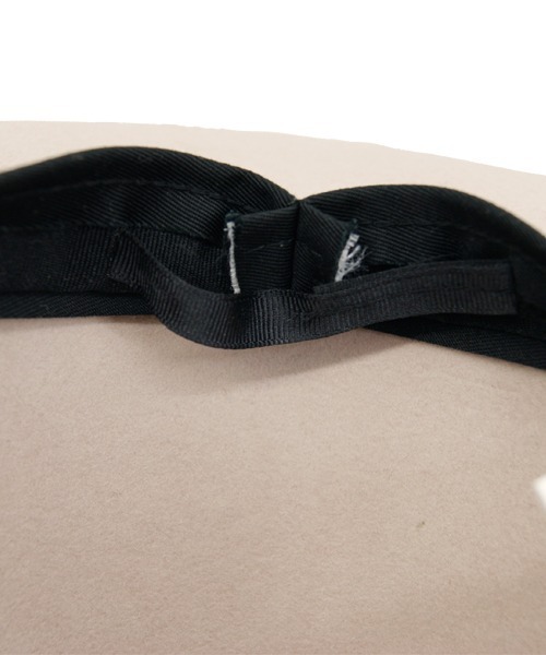 polcadot（ポルカドット）の「WIDE BRIM FELT HAT/ワイド ブリムフェルト 中折れハット（ハット・レディース・ライトグレー/ブラック/ライトベージュ/ベージュ・FREE）」の13枚目の写真