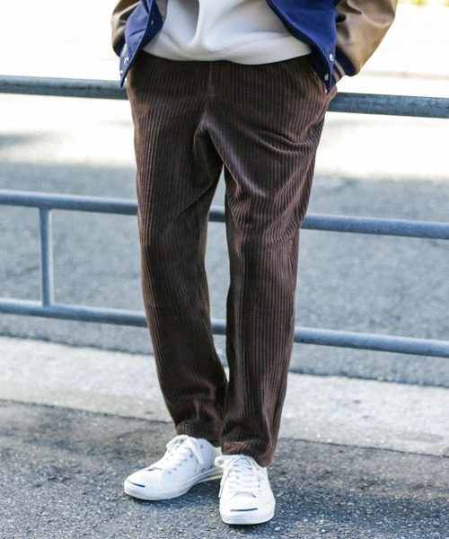 URBAN RESEARCH Sonny Label(アーバンリサーチサニーレーベル)の「『UR TECH』カットコールスラックス(その他パンツ・メンズ・アイボリー/ブラック/ブラウン系その他・MEDIUM/LARGE)」の4枚目の写真