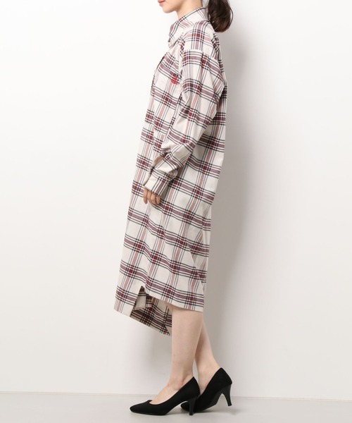 ワンピース Vivienneチェックスクイグルシャツドレス ワンピース Vivienne Westwood ヴィヴィアンウエストウッド のファッション