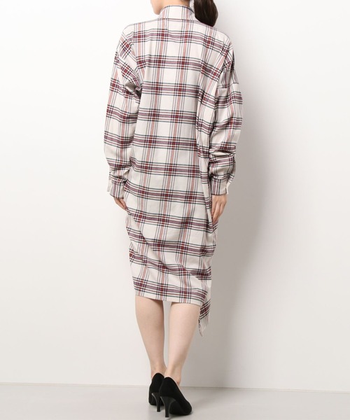 ワンピース Vivienneチェックスクイグルシャツドレス ワンピース Vivienne Westwood ヴィヴィアンウエストウッド のファッション