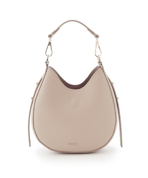 SNIDEL（スナイデル）の「ラウンドフォルムミニバッグ（ハンドバッグ・レディース・ベージュ/ブラック/ワインレッド・FREE）」の14枚目の写真