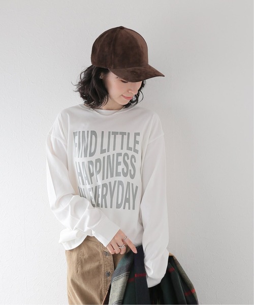 JOURNAL STANDARD relume(ジャーナルスタンダード レリューム)の「ウェーブロゴプリントロングスリーブTEE(Tシャツ/カットソー・レディース・ホワイト/ホワイト系その他・FREE)」の2枚目の写真